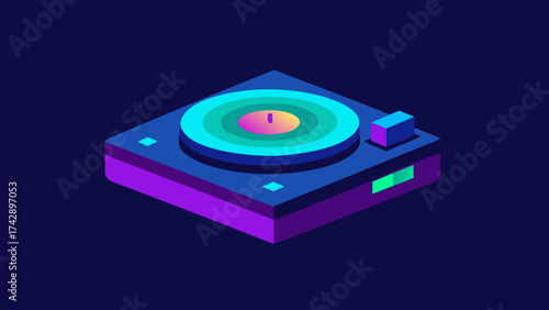 Burning CD or DVD disk in a CD-ROM drive of a laptop or computer, a digital technology object