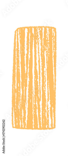 Vertical rectangle frame in crayon scribble style creates a soft fluid background. Template banner and poster card offer bold graphic texture for vibrant text or creative visual design.