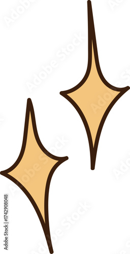 Stylized Sparkle Shapes