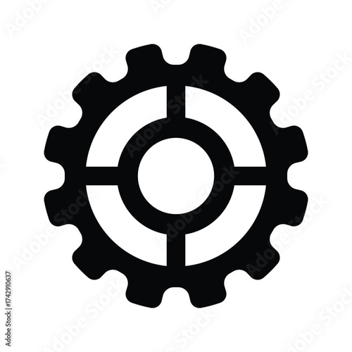 Gear icon design template