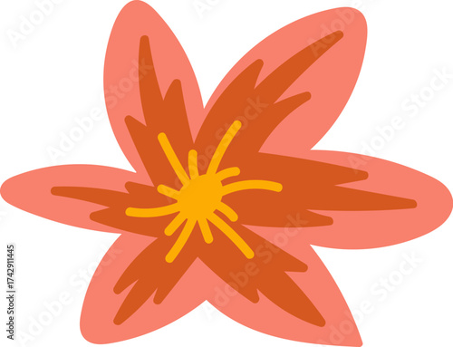 Abstract Floral Blossom