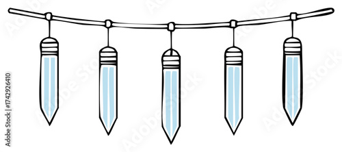 Decorative Garland with Stylish Icing Elements for Party Occasion