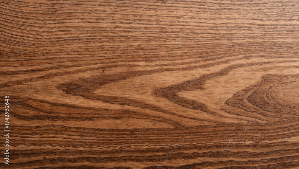 Fototapeta premium Top view of warm wood desk texture