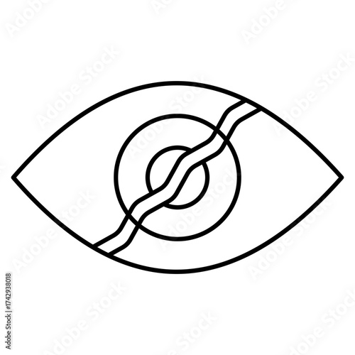 Blurry Vision Vector Icon