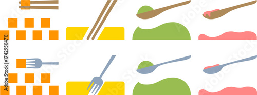 介護食の嚥下・咀嚼しやすさを伝える２種類のアイコンセット