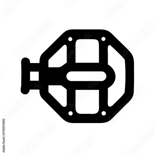 Vector art of bicycle pedal