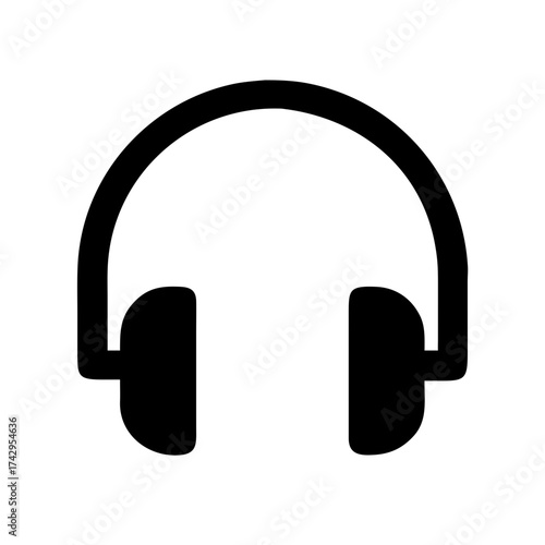 Vector art of headphones