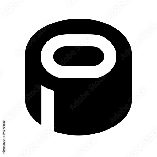 Vector art of toilet paper