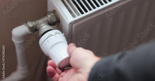 Turning on the heating radiator