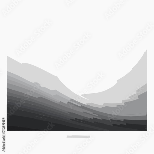 Classic grayscale gradient ideal for sophisticated, professional, or versatile design applications across any brand.