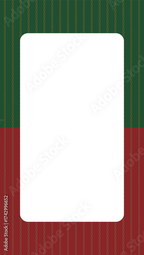 クリスマスをイメージした配色のシンプルな背景イラスト