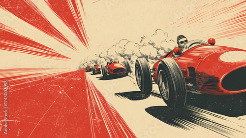 retro car background