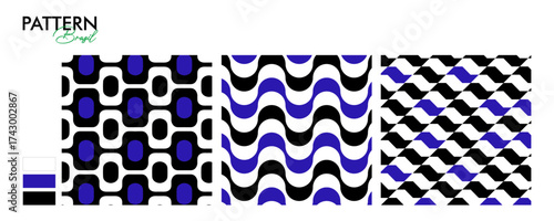 São Paulo, Ipanema and Copacabana Sidewalk Patterns – Iconic Brazilian Pavement Vector Design