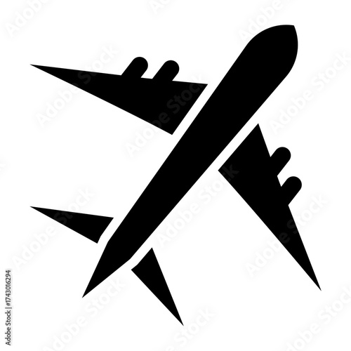 plane icon vecktor