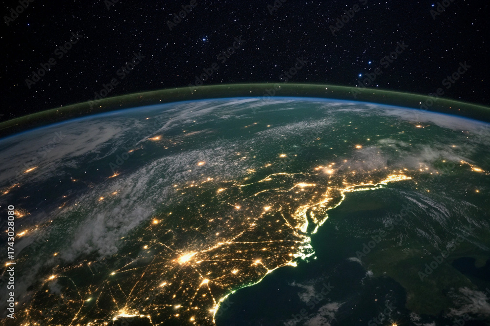 Fototapeta premium earth from space