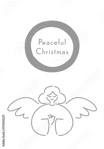 やさしいクリスマス_天使と祈り_しずかな空｜Gentle Christmas,Angels and Prayer,Quiet Sky