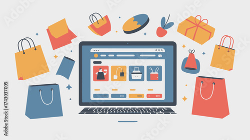 Shop online now with ease using your laptop and browse a wide variety of bags and gifts, perfect for retail, ecommerce and modern lifestyles