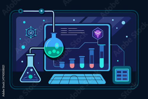 transparent touchscreen interface over a sci fi re