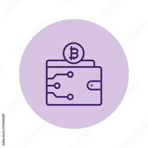 Digital Wallet pentaglow , vector, pixel perfect, illustrator file 
