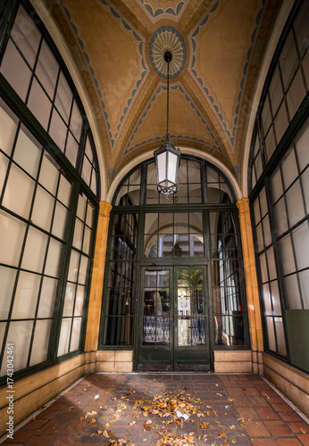 Entrance to an Old Baroque Building.