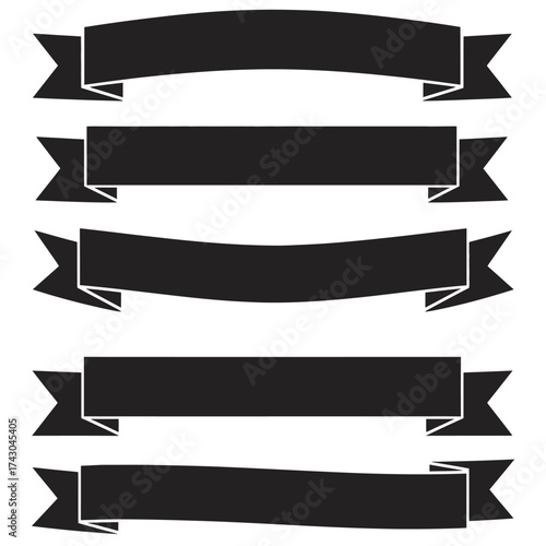 Free Download set of banners with ribbons - GFXLoad