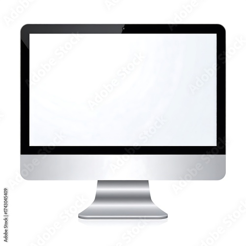 Computer monitor illustration
