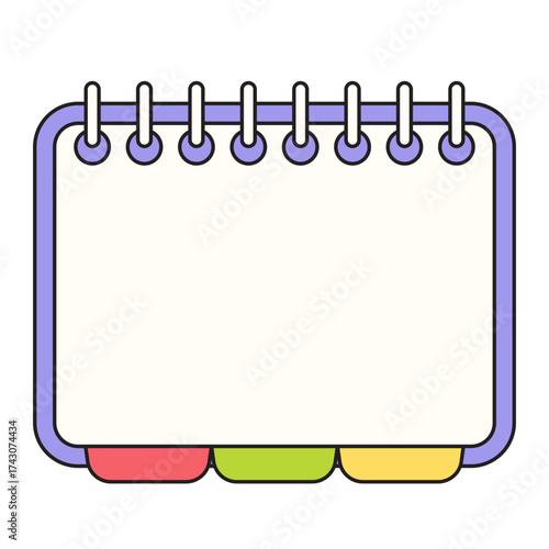 Notebook Tabs Front