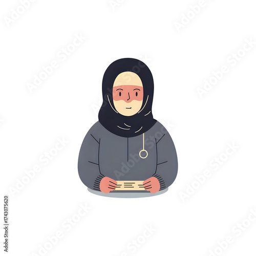 Muslim women wearing headscarves