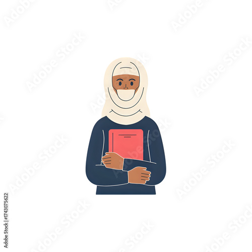 Muslim women wearing headscarves