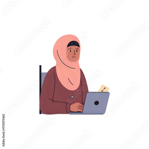 Muslim women wearing headscarves