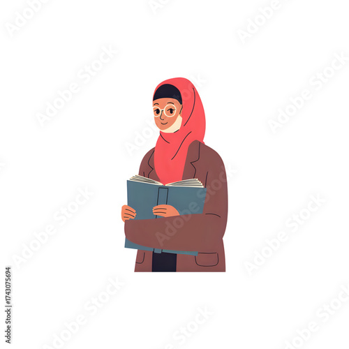 Muslim women wearing headscarves