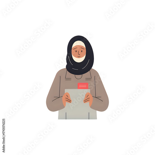 Muslim women wearing headscarves