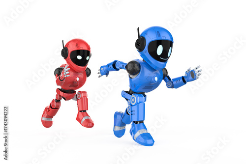 Assistant ai robots run in competition