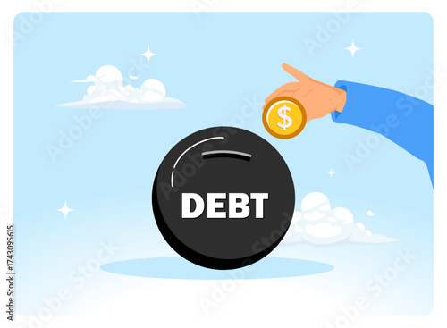 Entrepreneurs pay off debts and put money into debt bombs.