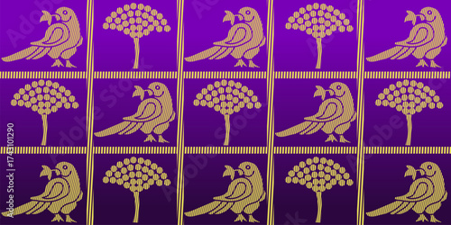 beautiful graphic saree design and this sari design is in Indian style which is for textile fashion industry and it can be used as wallpaper backdrop and website bg this style is originated in india 