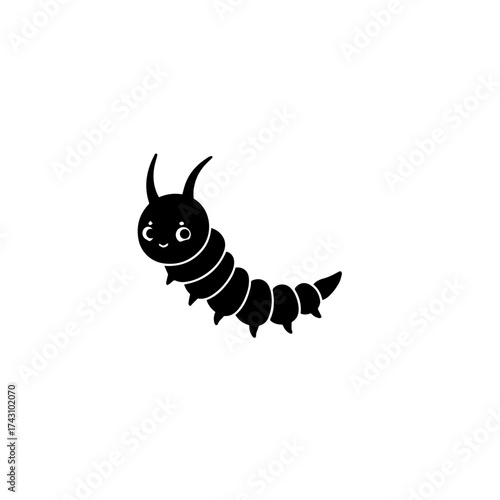 Cute Caterpillar Illustration