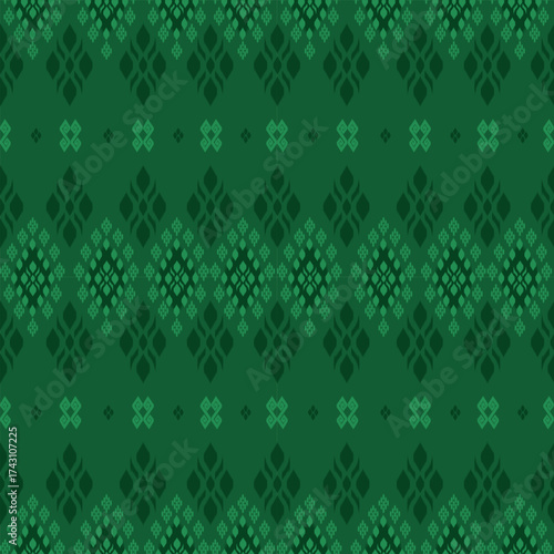 popular Thai silk pattern for textile industry this pattern is originated in Thailand and this Thai texture is used for Thailand father and mother day and Thai traditional costume outfit dress shirt