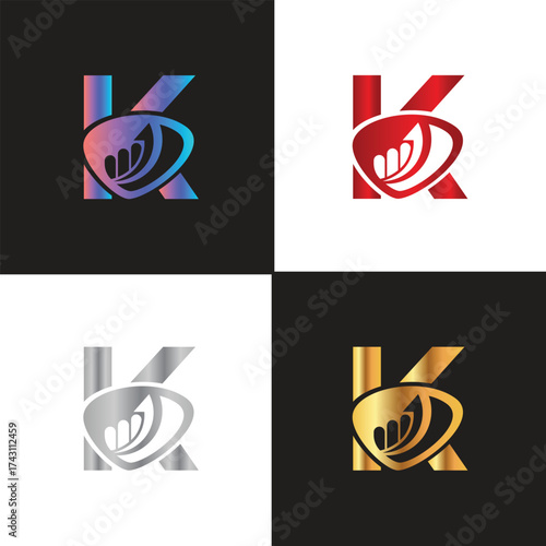 Letter K logo, K logo, Business logo, modern, minimal logo, design, colourful, icon, shape, symbol, brand, business identity, elegant, luxury, logotype, branding, custom, abstract