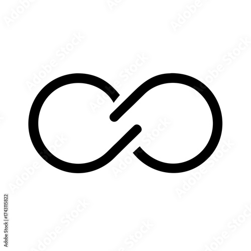 Infinity symbol, representing endless possibilities
