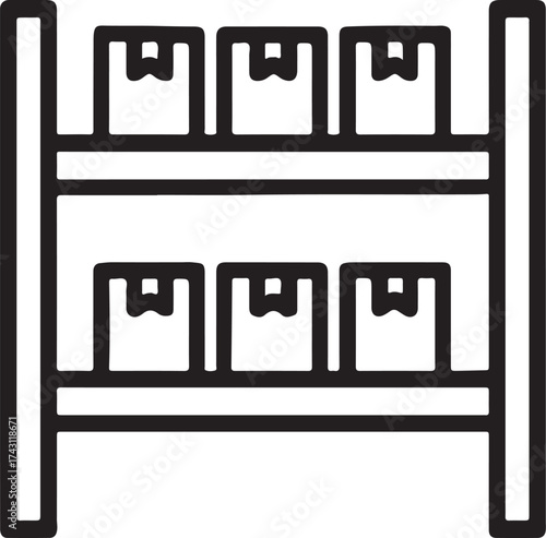 Vector illustration of kitchen utensils knives and gas stove set in store scene