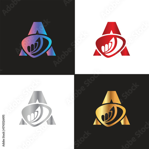 Letter A logo, A logo, Business logo, modern, minimal logo, design, colourful, icon, shape, symbol, brand, business identity, elegant, luxury, logotype, branding, custom, abstract