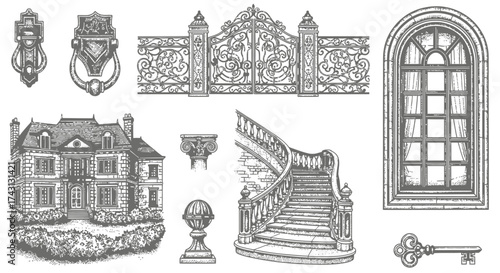 Vintage Architectural Elements Collection