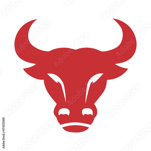 Red Bull Head Logo victor Template