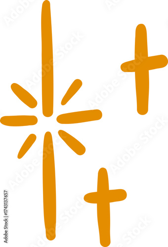 Radiant Starburst Sparkle Icon Set