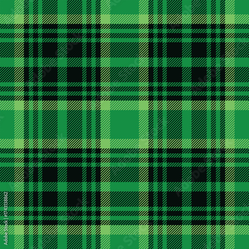 
Design checkered  for prints.Seamless green, black check pattern. Repeating patern plaid.  Repeated tartan fabric. Vector scottish fabriс. Ekose texture. Madras flannel. Checker line. Stripe gingham
