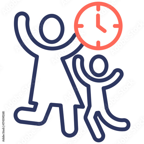 Maternal Moments line color icon
