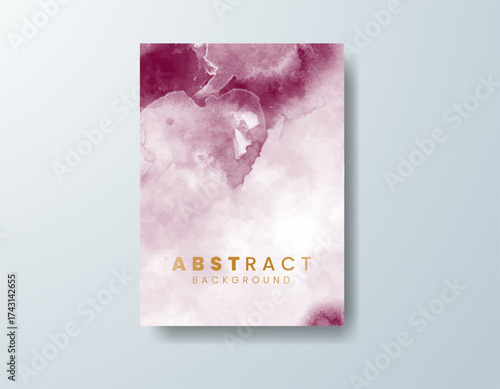 Cards with watercolor background. Design for your cover, date, postcard, banner, logo.
