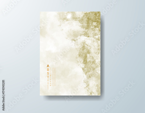 Cards with watercolor background. Design for your cover, date, postcard, banner, logo.