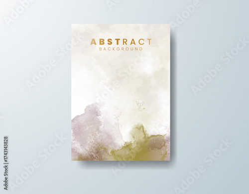Cards with watercolor background. Design for your cover, date, postcard, banner, logo.