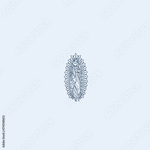 THESE HIGH QUALITY MOTHER MARIA VECTOR FOR USING VARIOUS TYPES OF DESIGN WORKS LIKE T-SHIRT, LOGO, TATTOO AND HOME WALL DESIGN